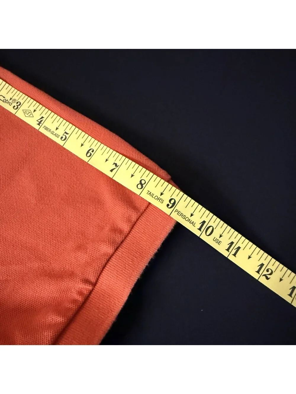 Polo Ralph Lauren Men’s 1XB Big Orange Mesh Polo Shirt Pony Logo Cotton